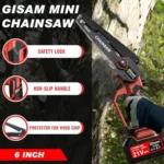 Gisam 6 Pouces Mini Tronçonneuse à Batterie : Avis Complet et Test