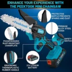 Mini Tronçonneuse à Batterie Peektook 6 Pouces : Avis Complet et Test